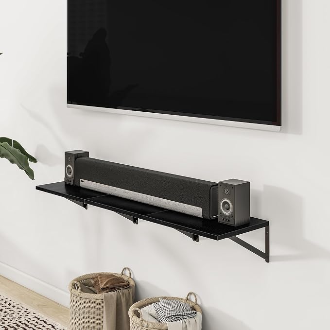 Heimlove Deep Floating Shelves for Wall, 12 Inch Deep Floating Shelves Set of 3 - Image 7