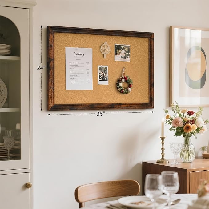Large Bulletin Board, Cork Board - Image 2