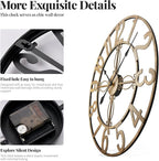 Cuspin 20 Inch Wall Clock, Large Modern Decorative Wall Clocks - Image 4