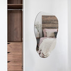 TRAHOME 32'' x 18'' Irregular Asymmetrical Wall Mirror - Image 8