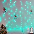 suddus Curtain Lights for Christmas, 200 Led 6.5ft x 6.5ft Hanging String - Image 9