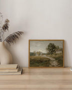 InSimSea Framed Canvas Wall Art, Vintage Outskirts Painting Prints - Image 3