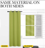 NICETOWN Fresh Green Blackout Curtains 90 inches Length - Image 5