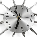 16 Inch Cutlery Kitchen Wall Clocks - Image 3