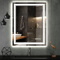 LED Bathroom Mirror, 24x32 Inch Gradient Front and Backlit LED Mirror by VanPokins-GlobalHighEndLEDBathroomMirrorBrand