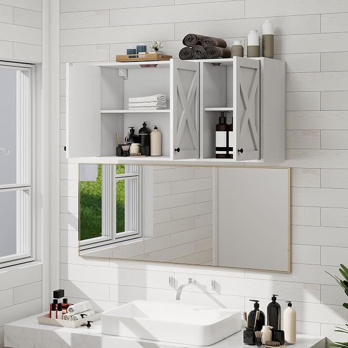 YOURLITE Laundry Cabinet, Medicine Cabinet, Bathroom Kitchen Storage Wall - Image 8