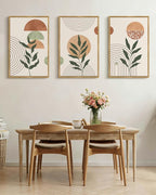 PHOPAGO Boho Wall Art Sage Plant Botanical Bohemain Framed Wall Printing Large - Image 6