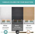 Changshade 12 Pack Temporary Shades, Pleated Paper Blinds - Image 4
