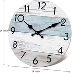 KECYET Wall Clock Silent Non-Ticking 14 Inch Battery Operated Country Large - Image 8