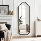 WallBeyond Arched Full Length Mirror Wall Mounted, Living Room, Hanging or - Image 3