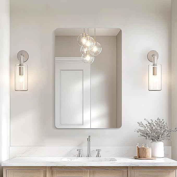 USHOWER Frameless Bathroom Mirror - Image 7