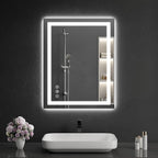 LED Bathroom Mirrors 24"x28" Bathroom Mirror by WISSMILESHOME