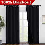 NICETOWN High-End Thermal Curtains, Full Blackout Curtains 86 inches Long - Image 2