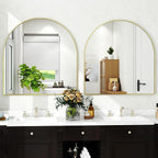 XRAMFY 31"x32" Arched Wall Mirror - Image 9