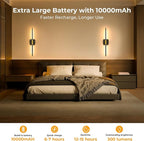 GvvooHome Battery Operated Wall Sconce Detachable 360°Rotate, Wireless Wall - Image 2