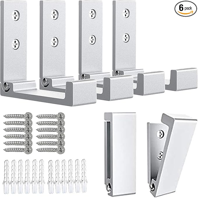 OHIYO 6Pcs Foldable Hooks for Hanging Coat & Bags & Hat & Key Wall Mounted by OHIYO