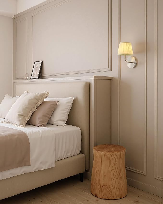 PUSU LED Cordless Nickel H9.6 inch Small Wall Sconces Set of 2, Rechargeable - Image 7
