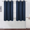 LEMOMO Navy Blue Blackout Curtains 34 x 54 Inch Length/Set of 2 Curtain by Lemomo