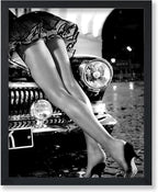 Poster Master Sexy Legs on Classic Car Poster by PosterMaster