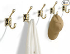 TUNNY 5 Pack Antique Design Wall Hanging Coat Hooks by TUNNY