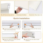 SUNOFF No Drill Tools Cordless Blackout Roller Shades Blinds - Image 2