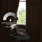 NICETOWN Beige Velvet Curtains 84 inches 2 Panels Set, Thermal Insulated Heavy - Image 4