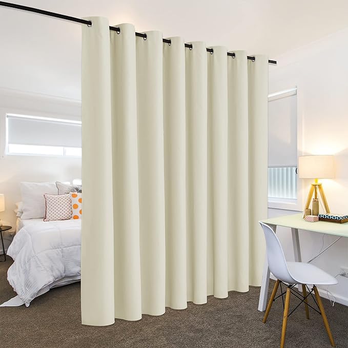 RYB HOME Blackout Divider Curtains - Image 4