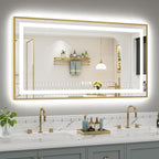 55x30 Inch LED Bathroom Mirror by Briivuemodernmirrors