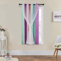 XiDi Kids Room Decor for Girls Bedroom, Girls Room Curtains Windows Wall Drapes by Addsomecolortolife