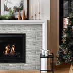 COMSTICKC Peel and Stick Faux Stone Wall Sticker Wall Panels, Not Real Stone - Image 7