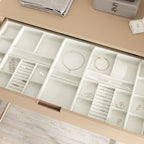 VEELIKE Self Adhesive Off-White Velvet Drawer Liner - Image 2