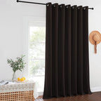 NICETOWN Toffee Brown Blackout Curtains - Image 8