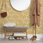 Tempaper x Novogratz Golden Mustard Feather Palm Removable Peel and Stick - Image 9