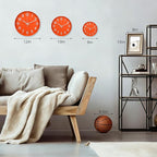 Wall Clock Modern Simple Quartz Decorative Clock Non-Ticking Silent Battery - Image 2