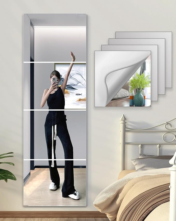 Shatterproof Wall Mirror Full Length by UNBREAKABL+MIRO