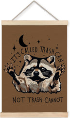 Foritho Funny Motivational Raccoon Poster Wall Art Framed, Raccoon Lovers Gifts by Unknown
