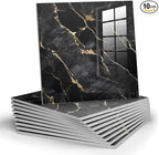 Chejiaye 10pcs Marble Peel and Stick Backsplash Waterproof Washroom Wall Panels by Chejiaye