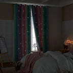 XiDi Curtains for Girls Bedroom Kids Room Unicorn Princess Theme Room Darkening - Image 4