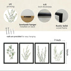 YWJKWLGS Botanical Watercolor Prints Sign Sage Green Eucalyptus Wall Decor - Image 3