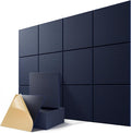 12 Pack Self-Adhesive Acoustic Panels, Soundproof Wall Panels by Lebenforce