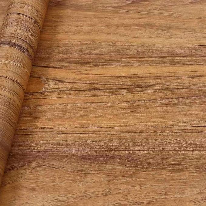 COSNIGHT 15.7" ×196" Wood Grain Wallpaper Peel and Stick Vinyl Film Self - Image 4