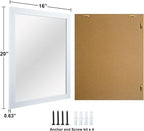BOMINICA Rectangular Wall Mirror Framed Wall Mirror 16” x 20” - Image 4