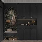 Abyssaly Peel and Stick Wallpaper Black Wood Contact Paper Decorative - Image 6