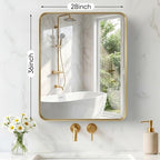 NEWBULIG 28X36 Inch Bathroom Mirror - Image 2