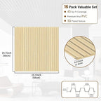RITOLLO 16-Pack PVC Slat Wall Panels - Image 2