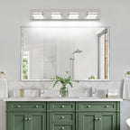 SineRise LED Modern Bathroom Vanity Light Fixtures, Brushed Nickel Modern - Image 9