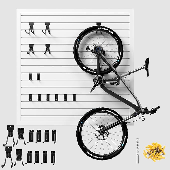 Garage Slatwall Panel Wall Organizer by GINCHAIN
