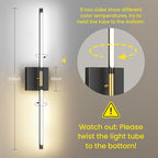 Battery Operated Wall Sconces Set of Two, 10000mAh Rechargeable Wall Lights - Image 3
