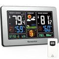 Newentor Weather Station Wireless Indoor Outdoor Thermometer, Color Display by Newentor
