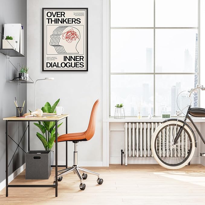 Maximalist Vintage Mental Health Posters Retro Unique Eclectic Wall Art 16x24 - Image 6